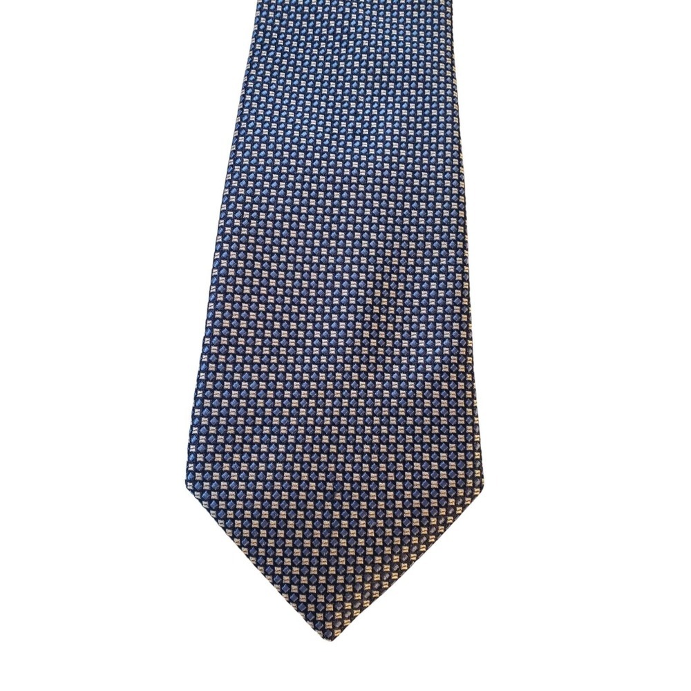Black Brown 1826 Luxury Blue White 100% Silk Men's Neck Tie Business Church Work